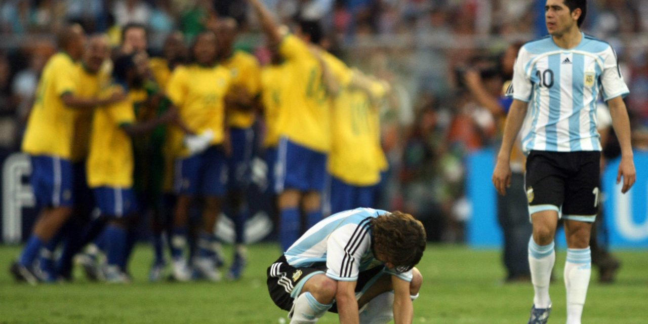 ¿Como le fue a Argentina contra Brasil en Copa América?