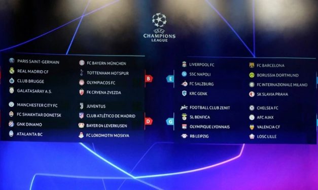 SE SORTEARON LOS GRUPOS DE LA CHAMPIONS 2019-2020