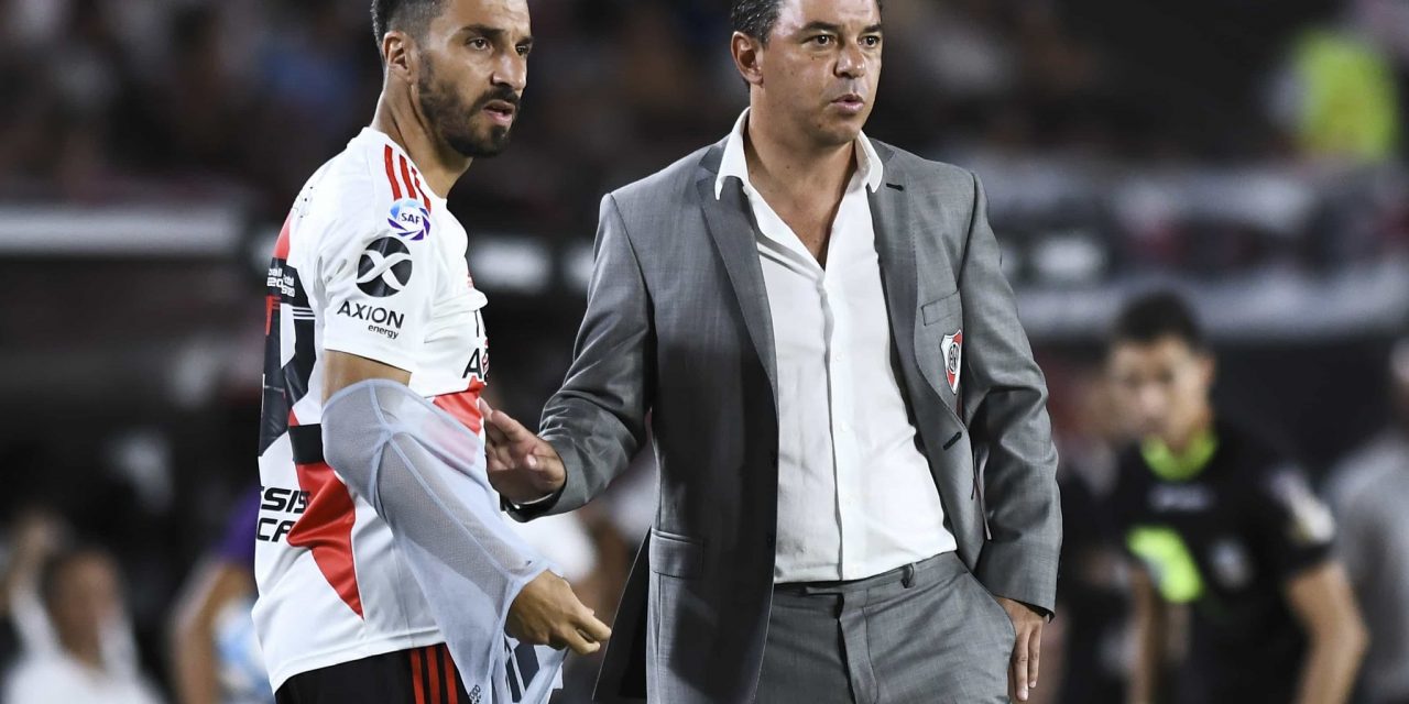 El emotivo reencuentro entre Gallardo y Scocco