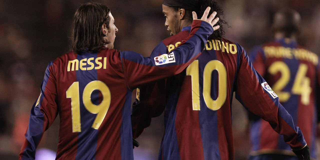 Champions League: ¡Después de estar preso! el emotivo reencuentro entre Ronaldinho y Messi en PSG – RB Leipzig