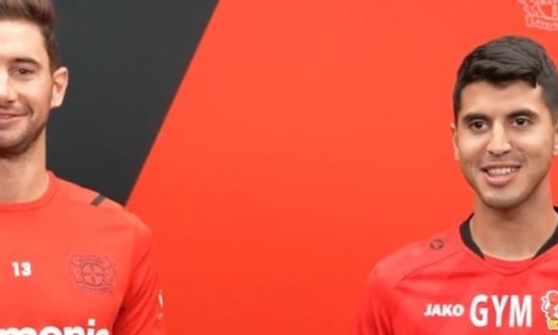 Argentina: Alario y Palacios intentan hablar en alemán pero se estallan de risa en el Bayer Leverkusen