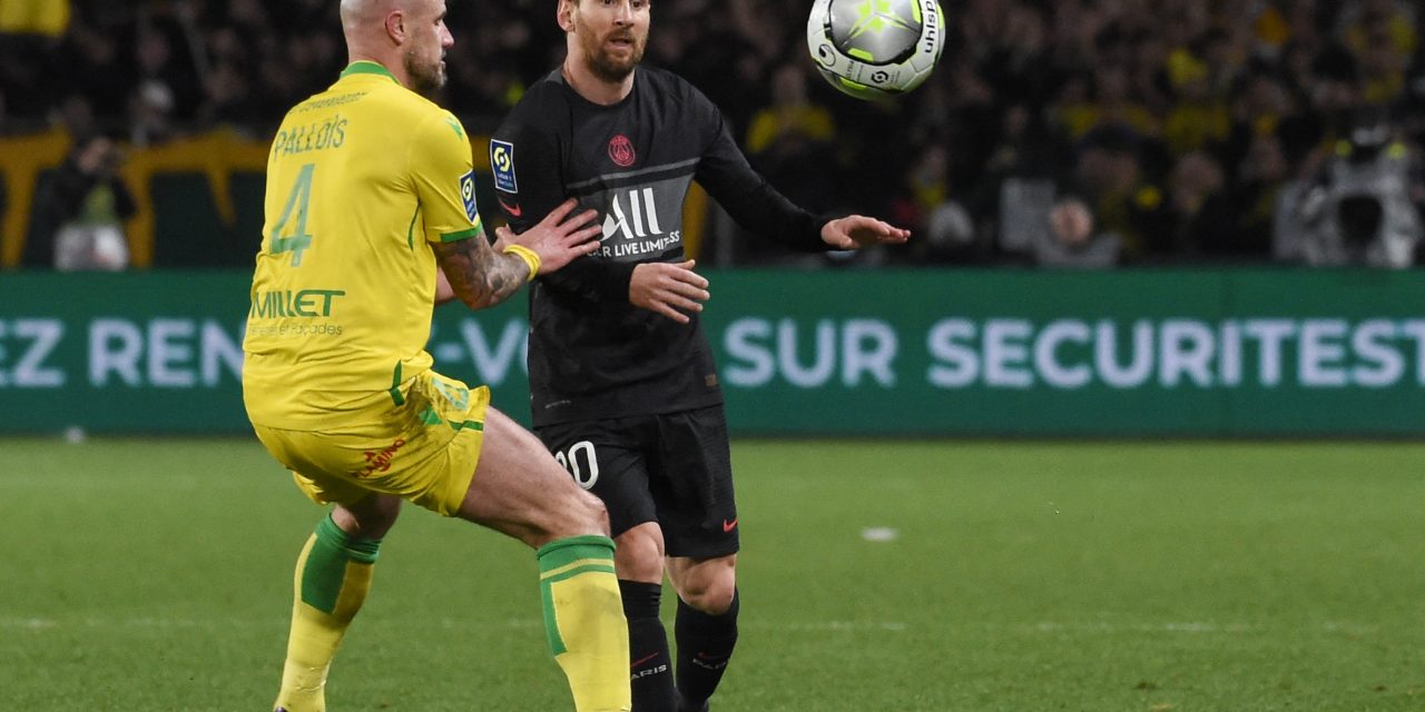 La espectacular asistencia de Messi en la derrota de PSG ante Nantes