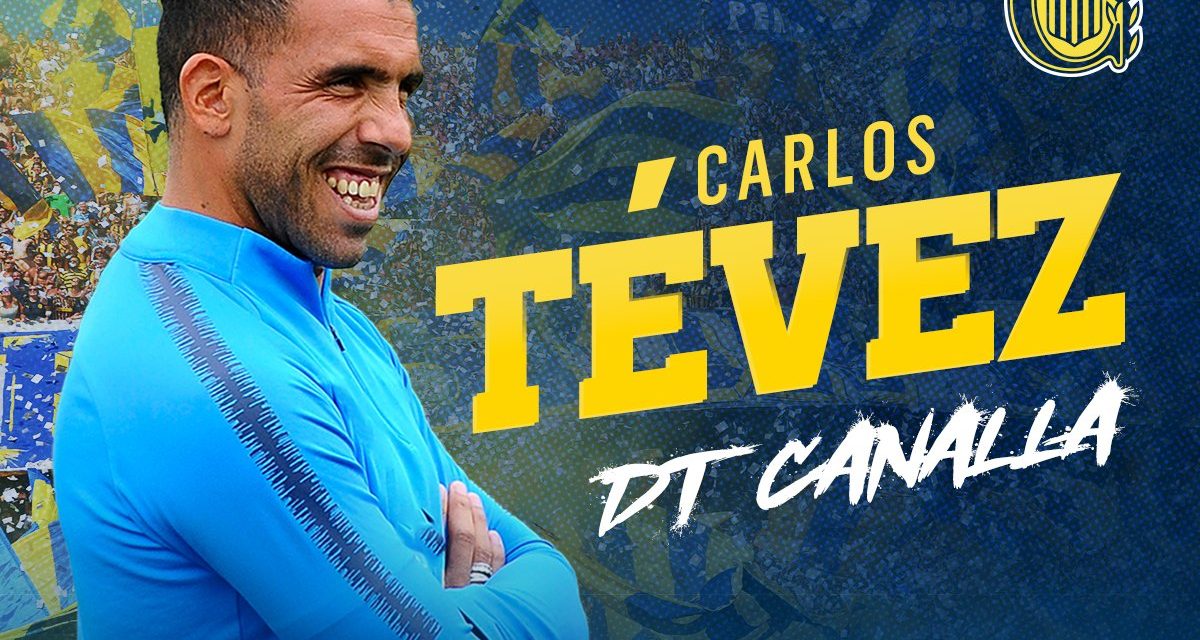 ¡YA ES OFICIAL! Carlos Tévez es el nuevo entrenador de Rosario Central