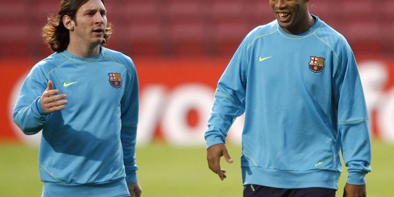 «Es difícil jugar con Lionel Messi, él y Ronaldinho van a otro ritmo»