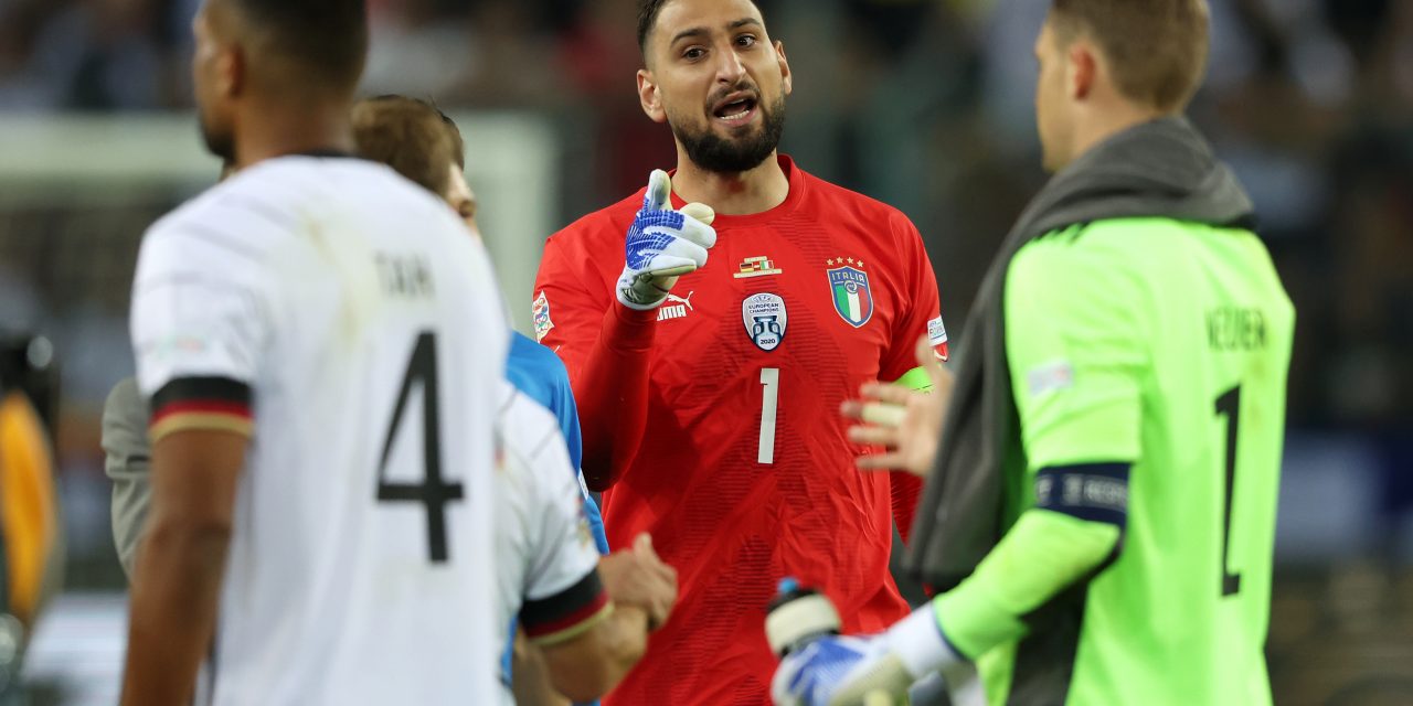 La furia de Donnarumma con un periodista después del papelón de Italia ante Alemania