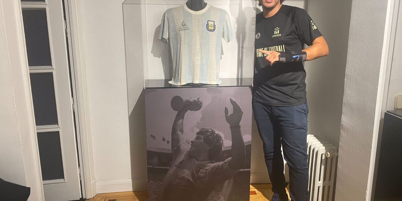 Exclusivo: Así es la colección del Museo Legends que ahora tiene la camiseta con la que Maradona sacó campeón a Argentina