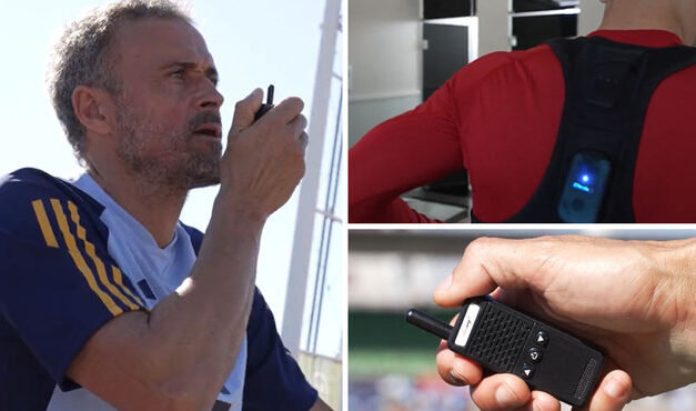 Sorpresa total: Luis Enrique usará un walkie talkie para comunicarse con los jugadores de la selección España