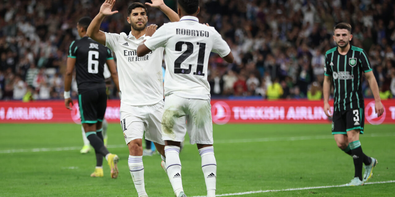 El Madrid goleo al Celtic 5-1 en el Bernabéu en el cierre de la Champions League