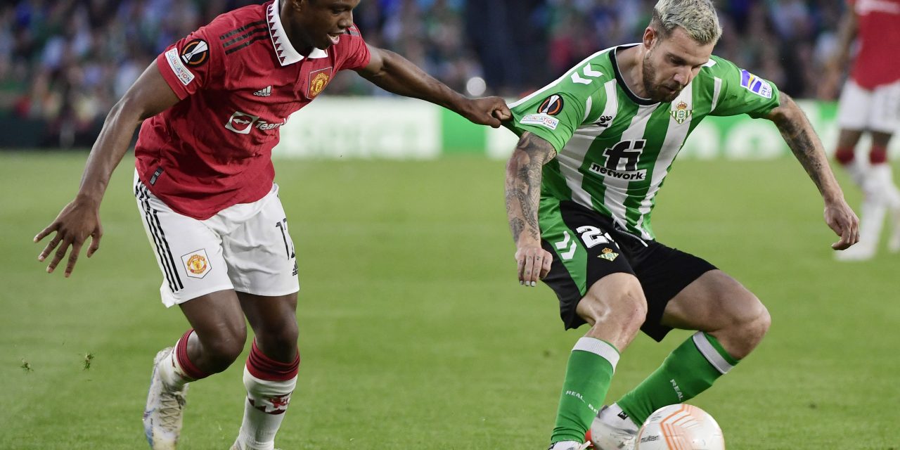 No hubo épica: Betis eliminado de la Europa League en manos del Manchester United