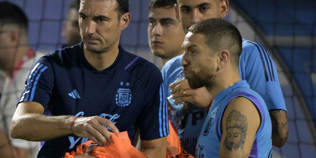 Que dijo Scaloni sobre la ausencia del Papu Gómez en la selección Argentina