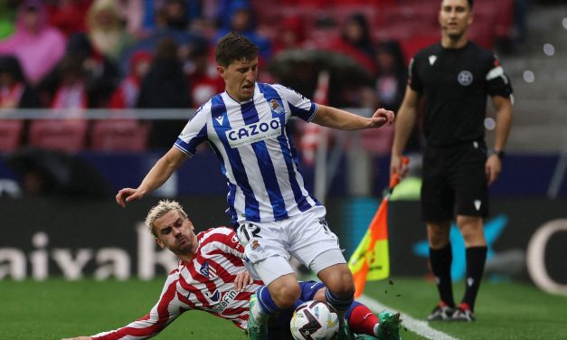 Bajo una intensa lluvia en Madrid, Atleti y Real Sociedad igualan sin goles