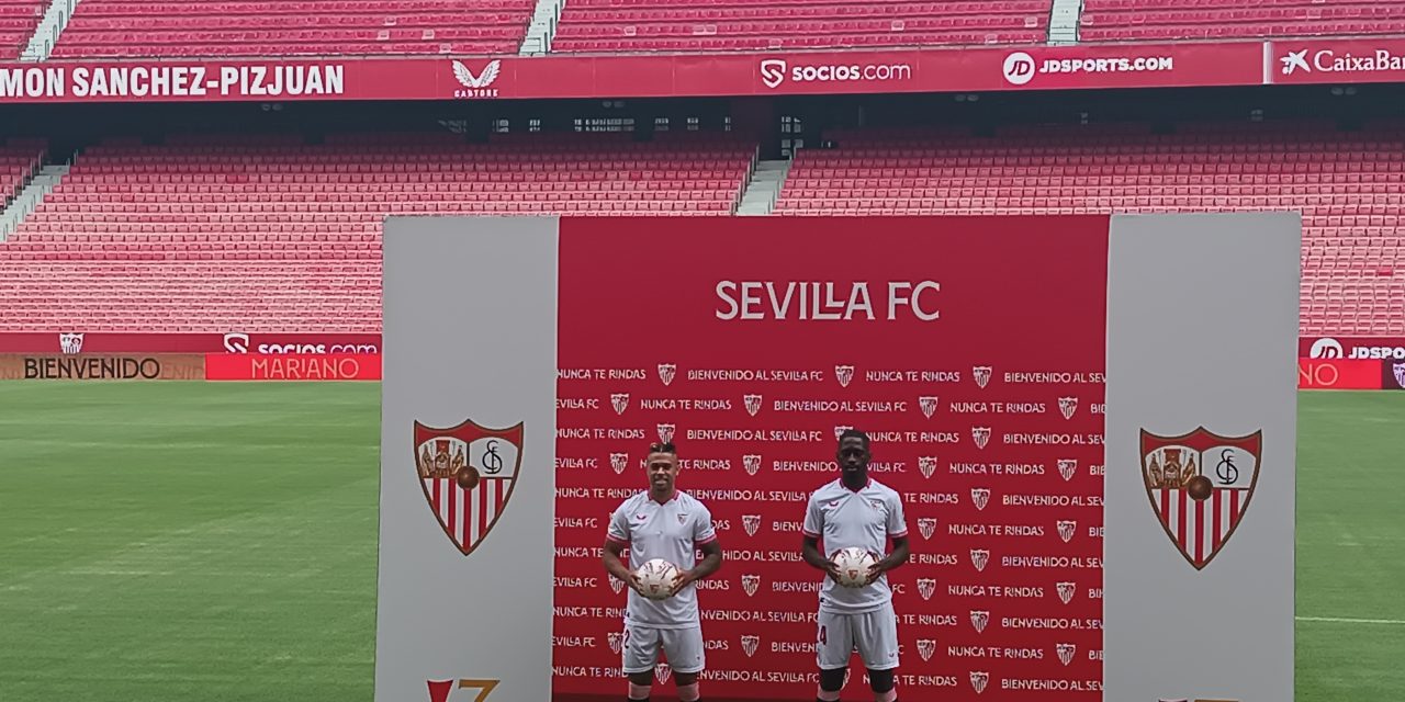 Mariano Díaz y Boubakary Soumaré ya hablan como sevillistas