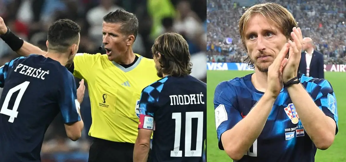 Revelación inédita: la bronca de Luka Modric con el árbitro en la semifinal del Mundial ante Argentina