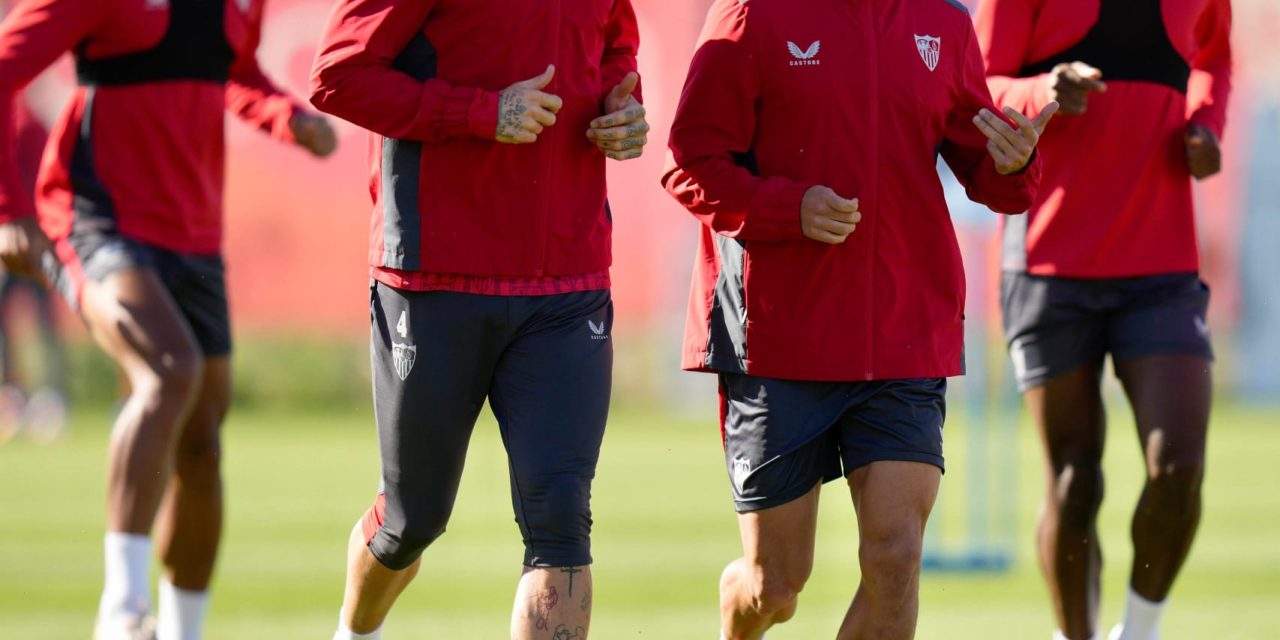 Sigue la puesta a punto del Sevilla FC para el partido del sábado ante la Real Sociedad